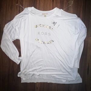 NWT- Michael Kors Cold Shoulder Long Sleeve 1X